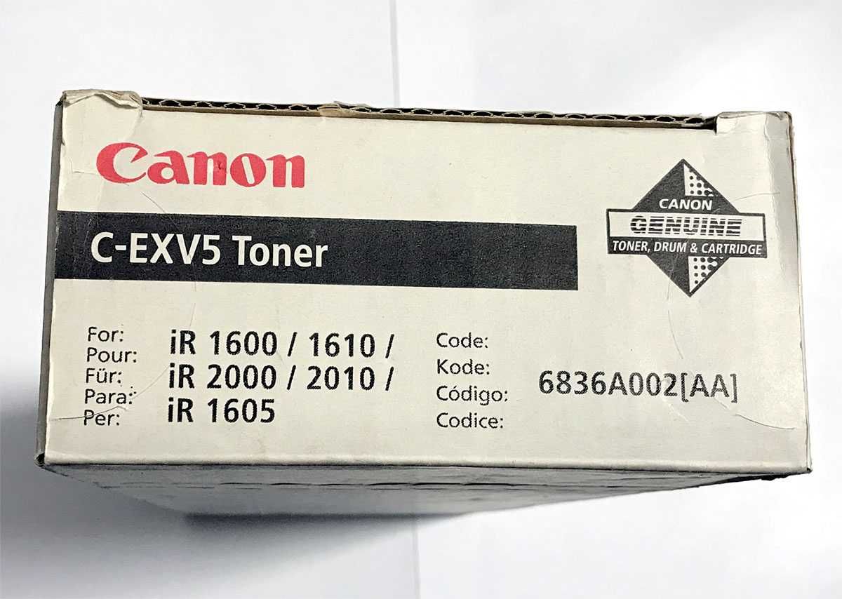 Oryginalny Toner Canon C-EXV5 czarny 2szt 2x440g dwupak