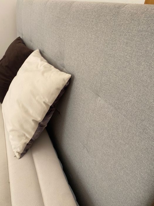 Sommier Belini lorient 140cm por 200cm com arrumação+colchão de mol