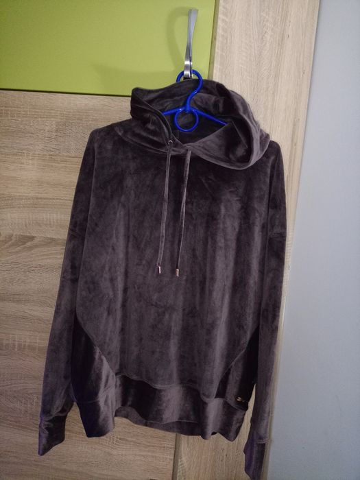 Bluza z kapturem brąz xl