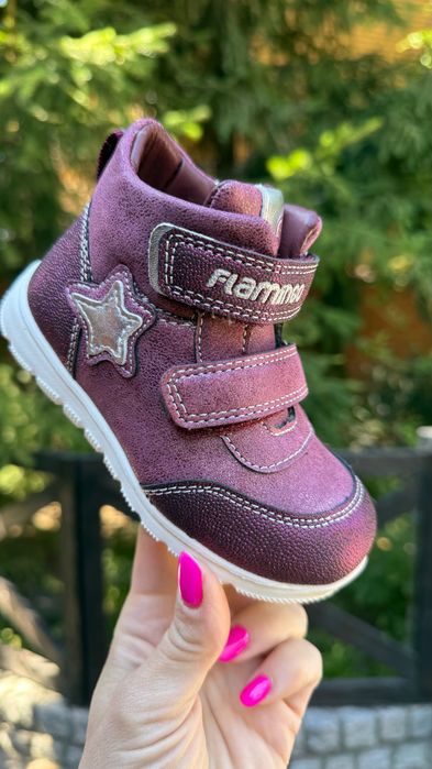 22-24р ортопедические ботинки на девочку flamingo демисезонные