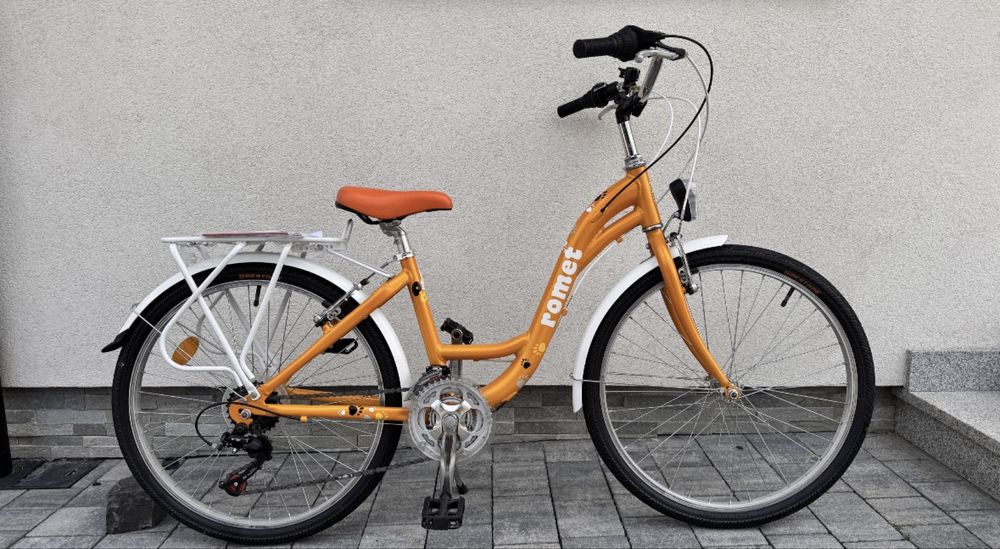 Super stan rower Romet Panda koła 24” dla dziewczynki ok6-9lat