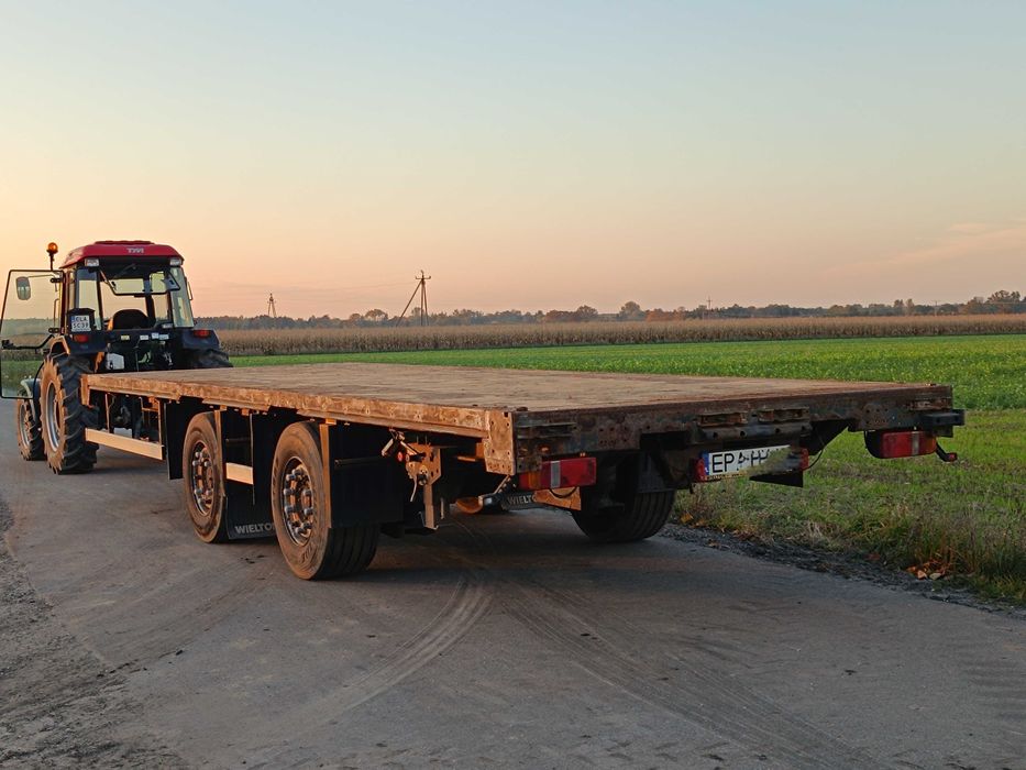 Przyczepa WIELTON tandem platforma