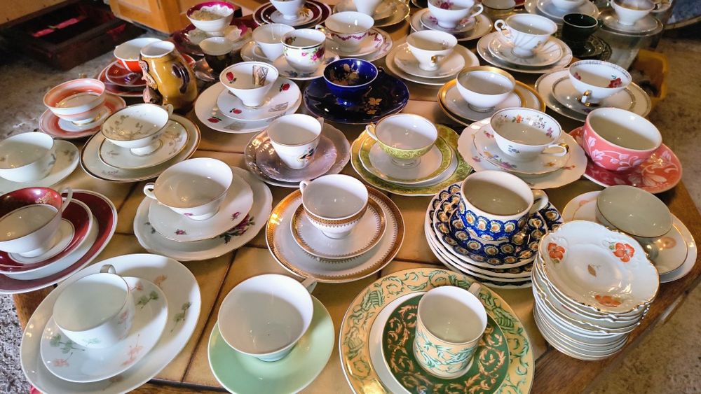 Filiżanki porcelana