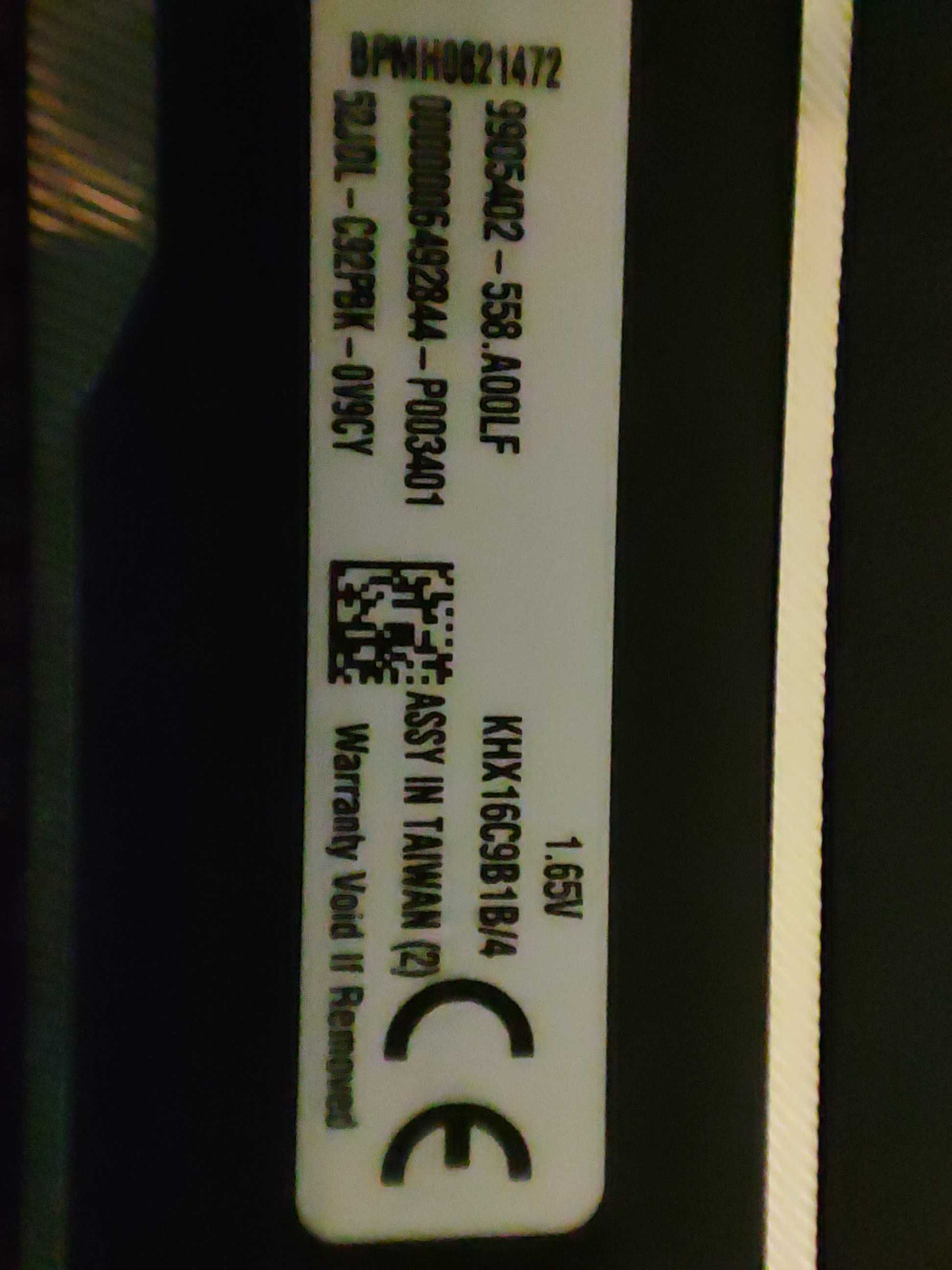 RAM 4GB DDR3 1600MHz CL9 Kingston HyperX Black
