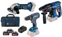 Kit Combo GBH 18V-21 + GWS 18V-Li + GSB 18V-28 Bosch