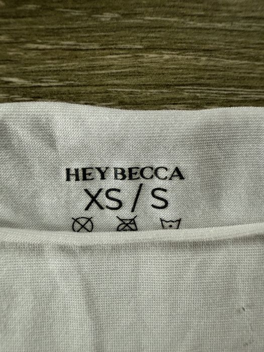 Лонгслів з легкою прозорістю Tina milk Hey Becca