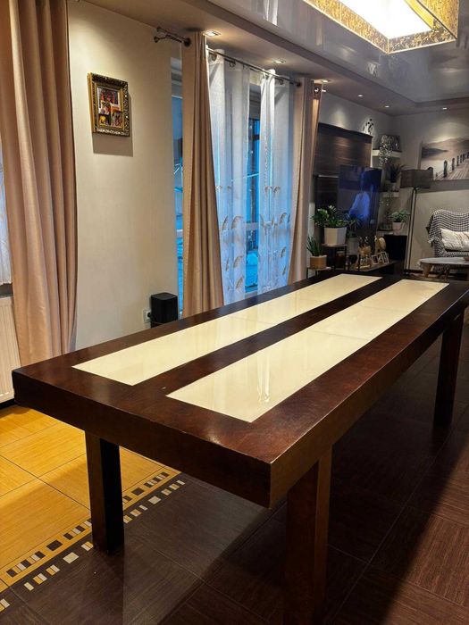 Stół z krzesłami - zestaw stół + 12 krzeseł