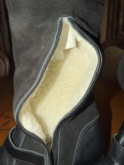 Ботфорти шкіряні нові