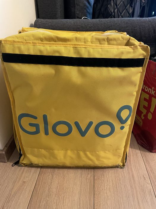 Torba GLOVO/ wodoodporna/ termiczna/ lekka/ używana pszez pary dni