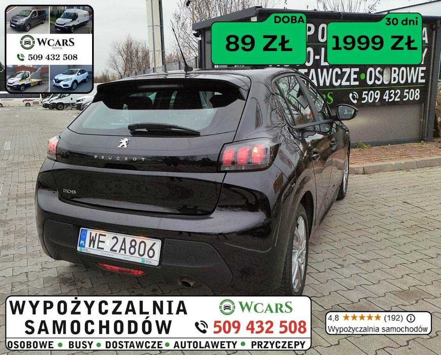 Wypożyczalnia samochodów aut osobowych Wynajem dostawcze bez kaucji