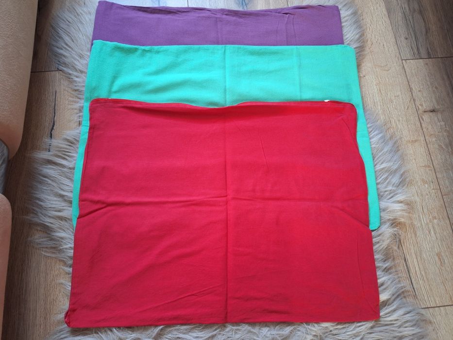 3 poszewki na poduszki 55x40