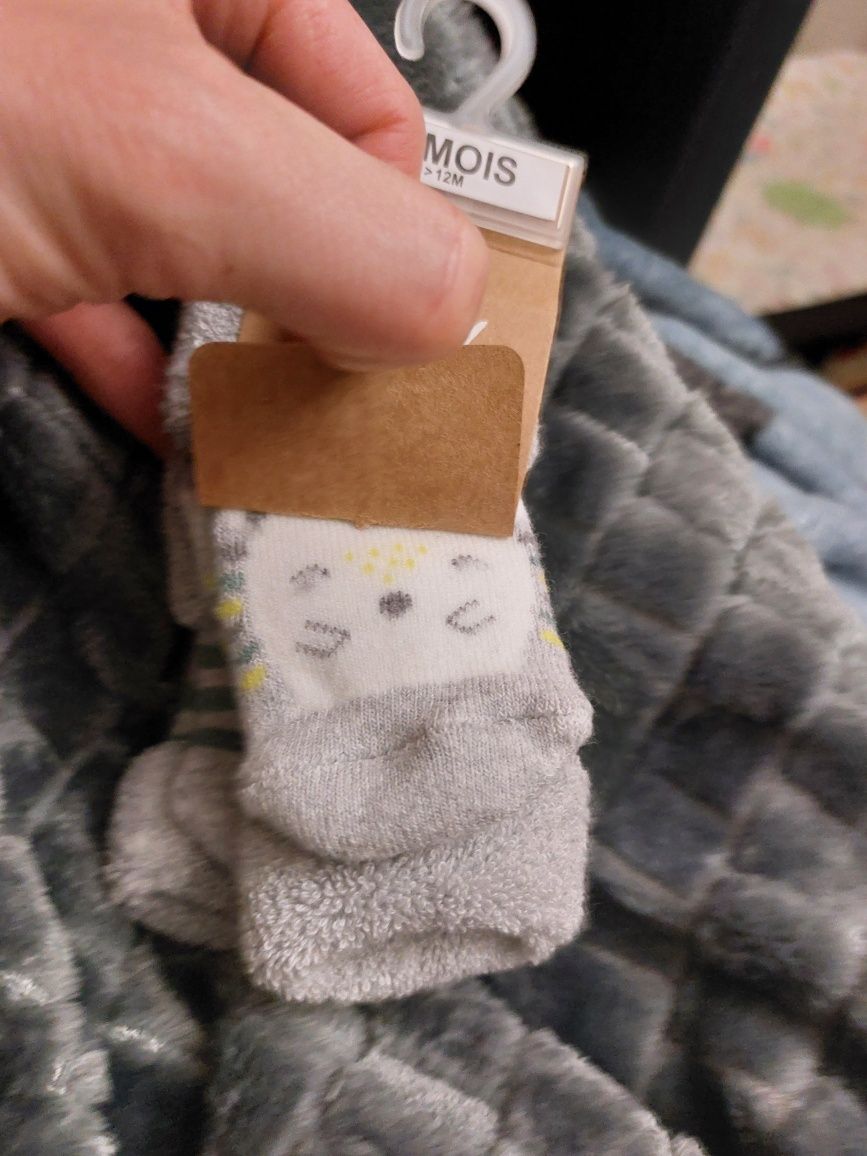 Махрові носки для немовлят 0-6