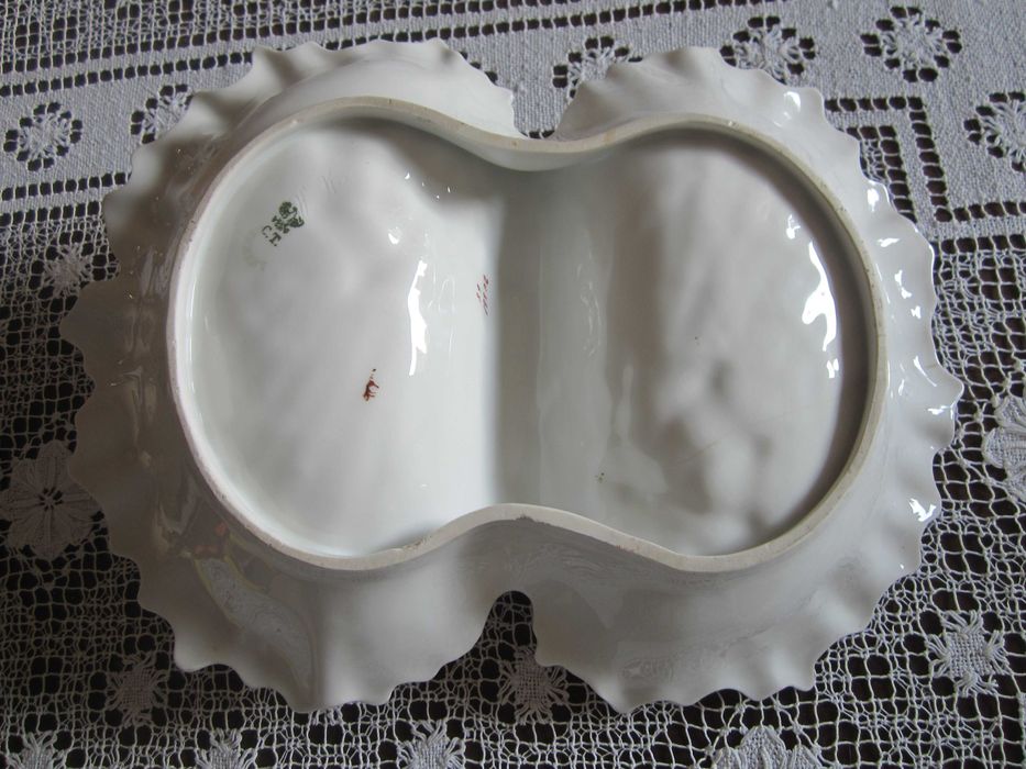 Kabaret, podwójny, duży, półmisek, Carl Tielsch, koniec XIX w.