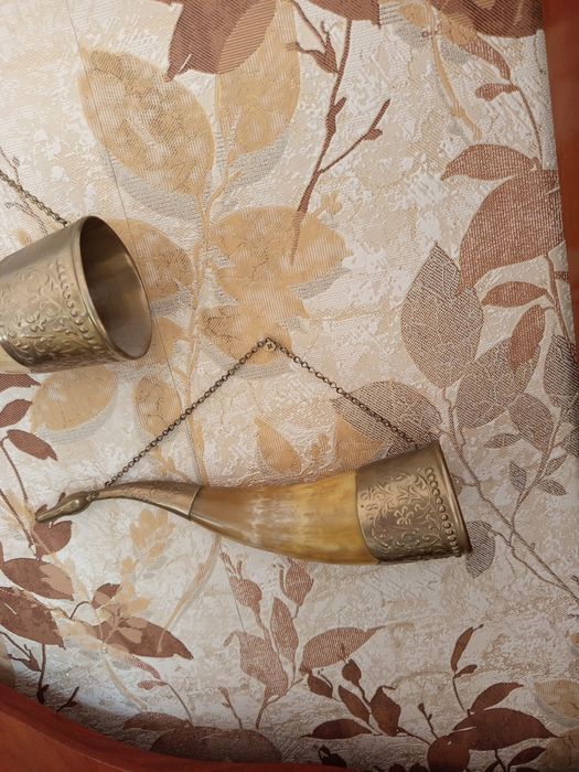 Dwa rogi obfitości początkek lat 70 tych pięknie wykonane