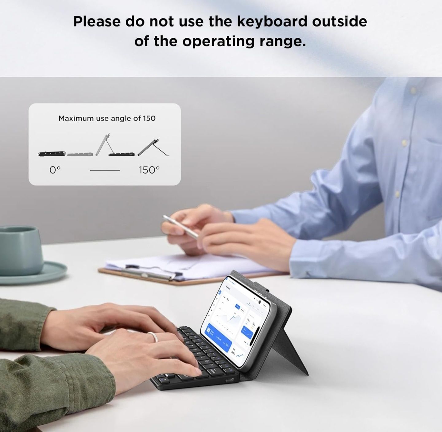 CACOE – Składaną Klawiaturę Bluetooth do telefonu