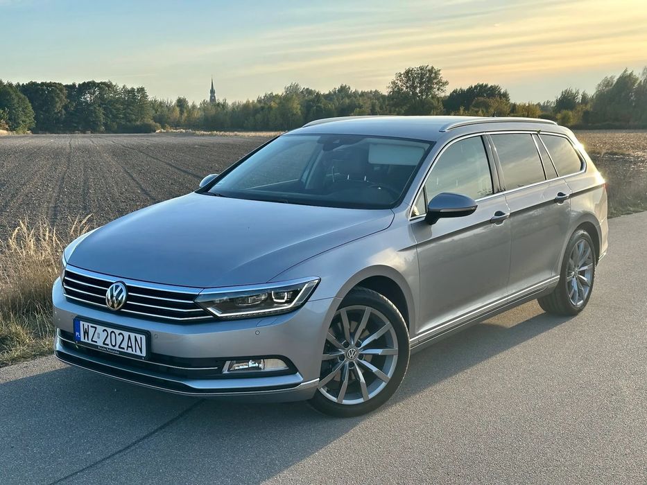Volkswagen Passat highline, polski salon, niski przebieg, zadbany