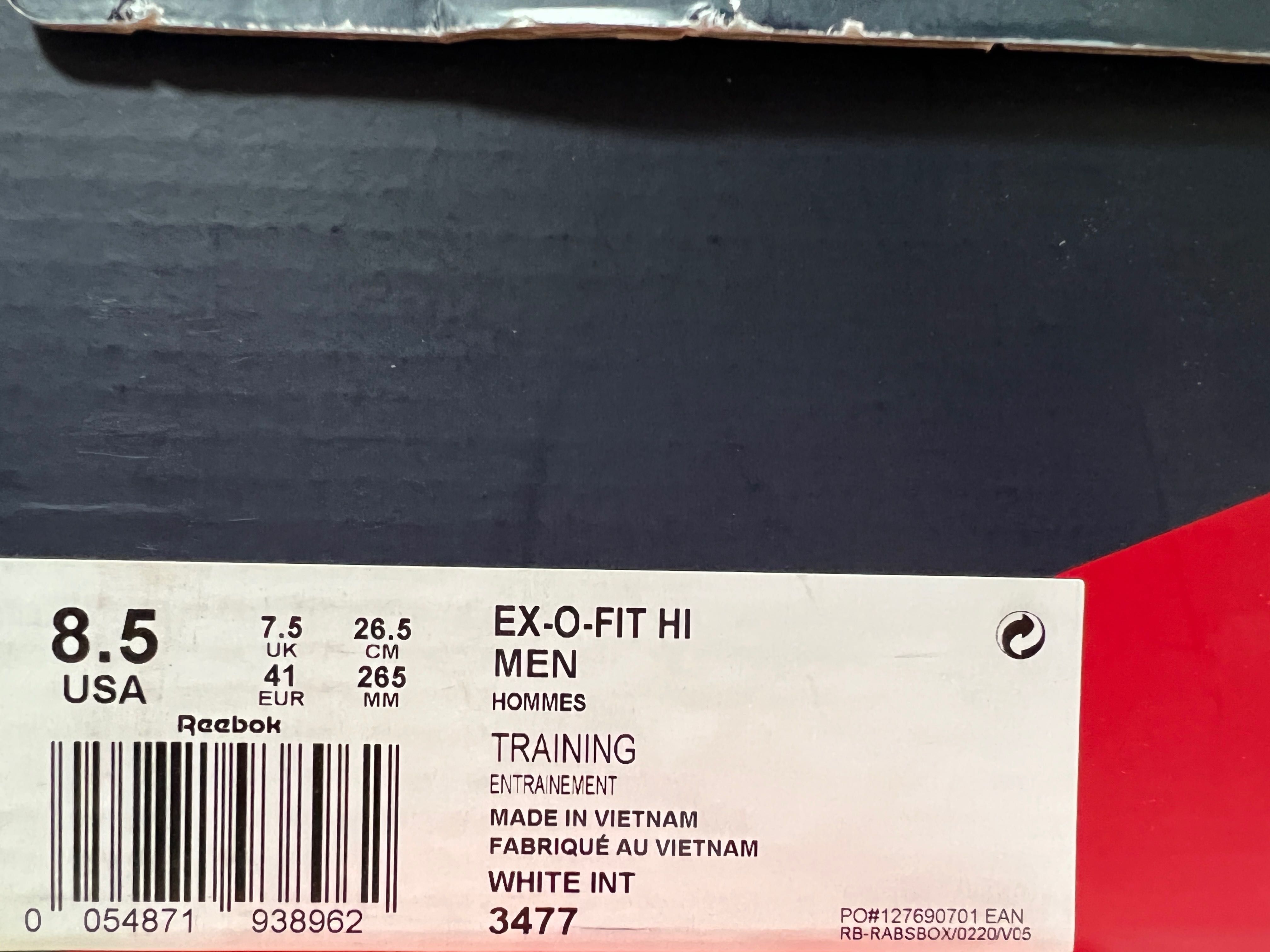 Кросівки Reebok Ex-O-Fit ОРИГИНАЛ кроссовки белые 3477