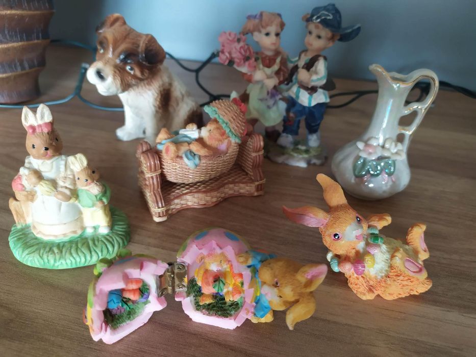 Figurki dekoracyjne ceramiczne