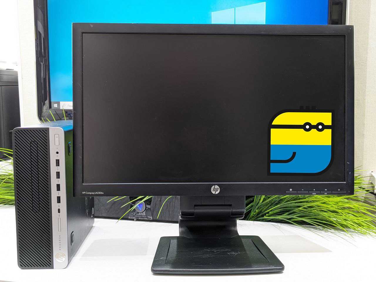 Компьютер= системный блок HP 600 G3 ∎i5-6400 + монитор 23" HP LA2306X