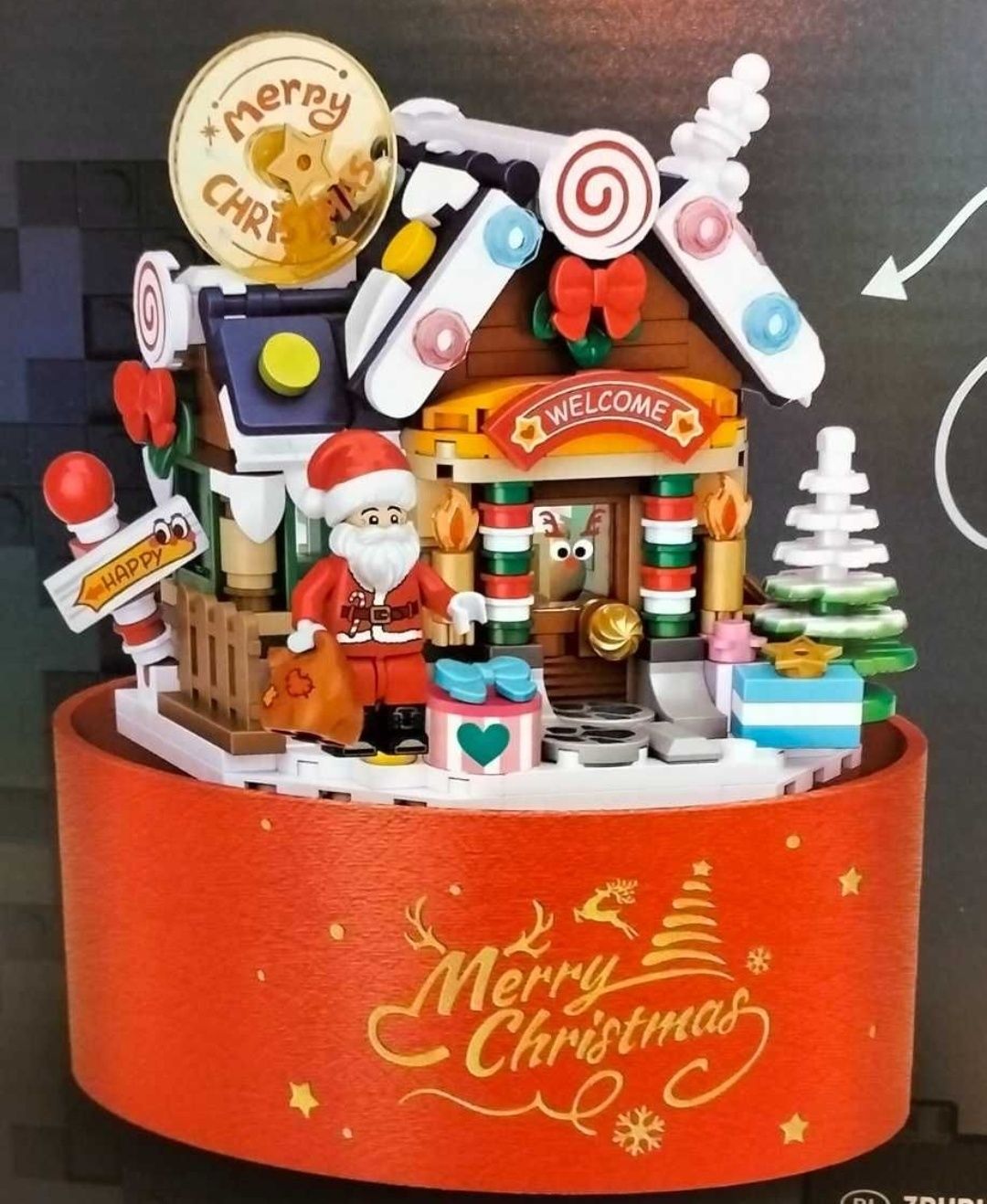Klocki Elefun Magiczna chatka w kuli śnieżnej 486 elementów