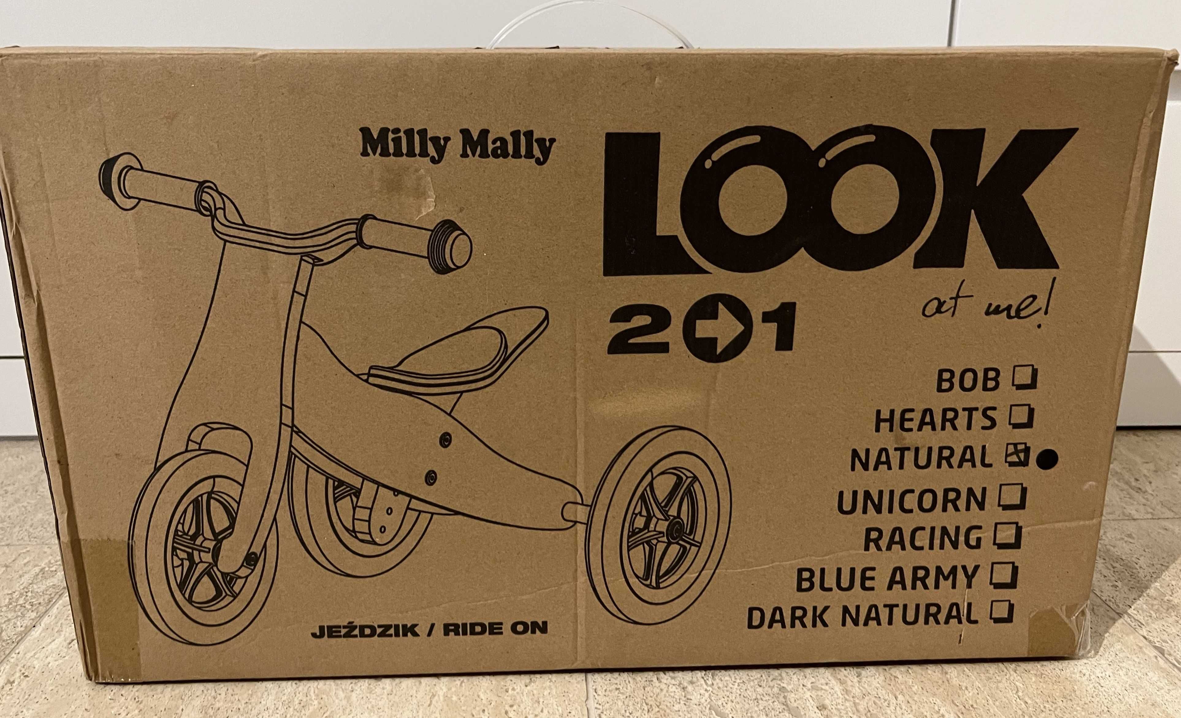 Jeździk Look Milly Mally 2W1 rowerek z drewna