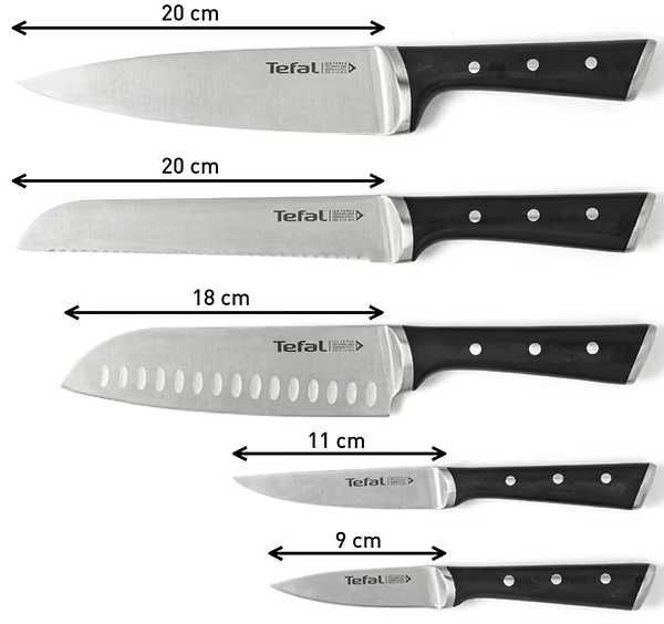 Набір ножів Tefal K232S574 Ice Force 6 пр