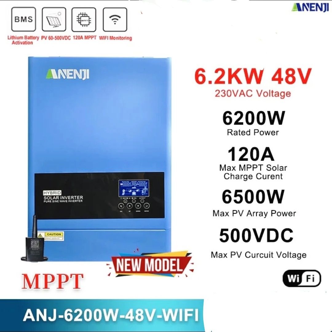 Гібридний  інвертор 6.2KW