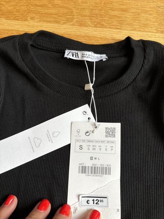 Нове чорне боді з біркою, сексі Zara, розмір XXS, XS,