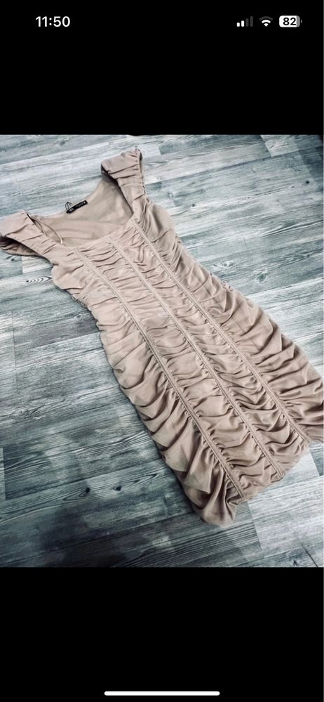 Nowa z metka sukienka puder, Zara, 36