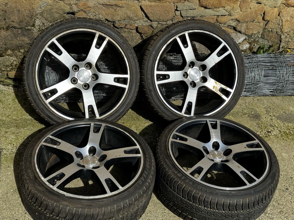 BBS оригінал ABT диски + резина R18 5x112 225 40 18 Без vw skoda audi