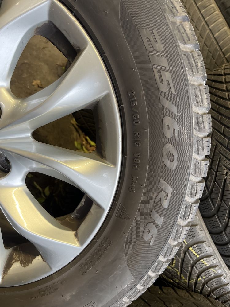 4x alufelgi koła 16" 5x114.3 mazda cx3 czujniki 215/60/16 et50