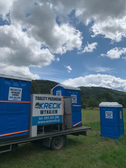 WC wynajem toalet przenośnych na budowę, działkę, imprezę - Wilamowice