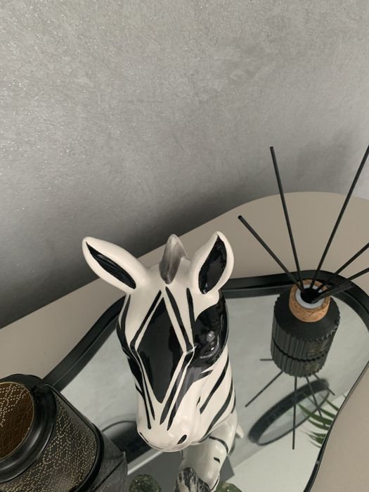 Home&you Figurka dekoracyjna głowa zebry