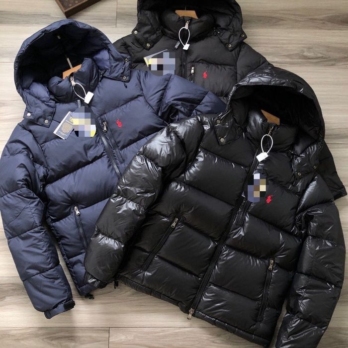 Пуховик чорний Polo
