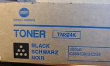 Toner Konica Minolta TN324K Czarny BIZHUB C368 / C308 / C258