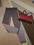 Komplet sportowy, set, legginsy Victoria's Secret rozmiar M i top M
