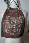 Angielski worek na buty vintage