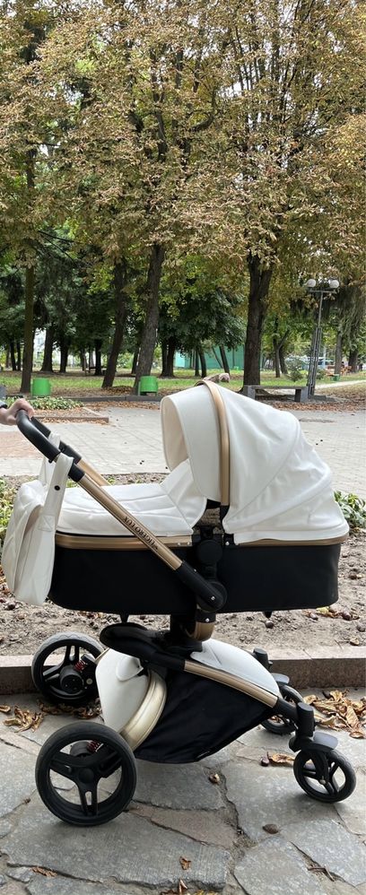 Дитяча коляска-трансформер Ligero Lux 2в1 Білий