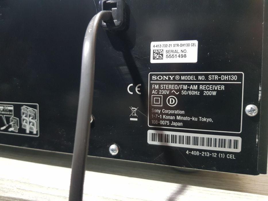 FM/AM  ресивер/підсилювач Sony STR-DH130 2х90Вт  б/у з Німеччини