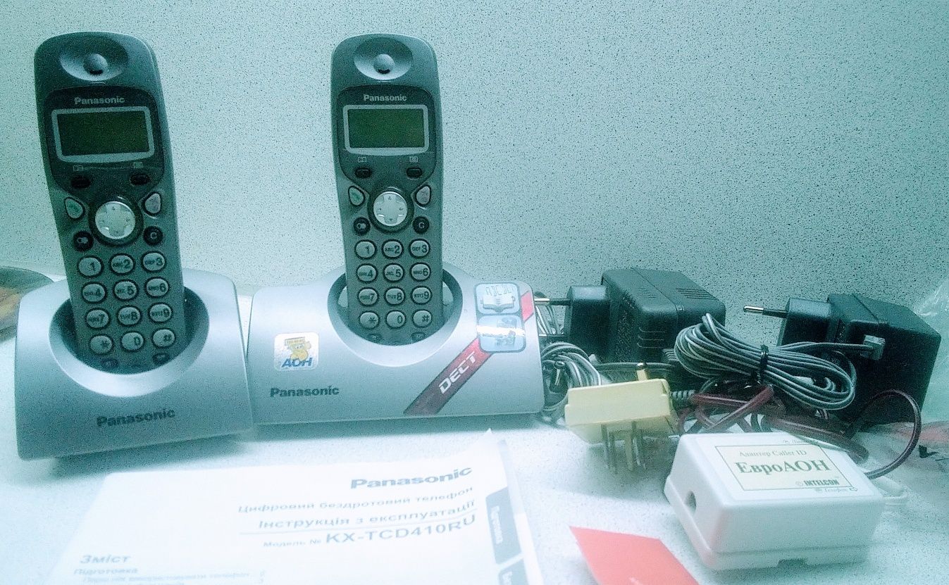 Цифровой без проводной телефон Panasonic KX TSD412