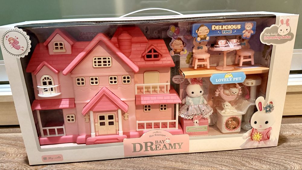 Ляльковий іграшковий будинок 3+