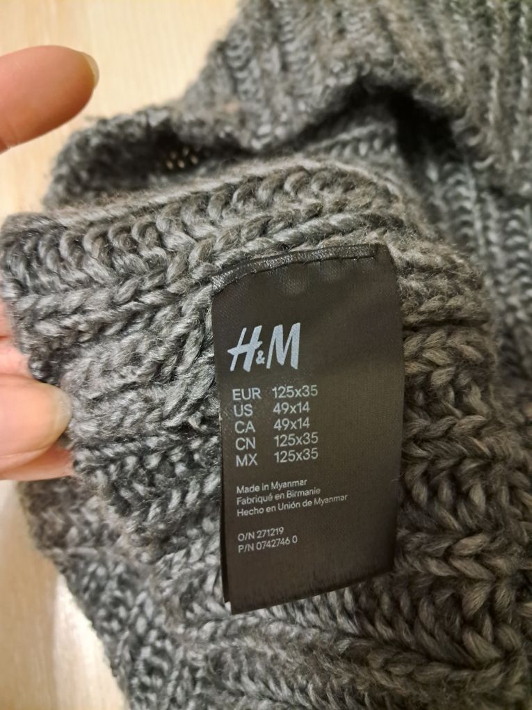 Szalik komin męski H&M