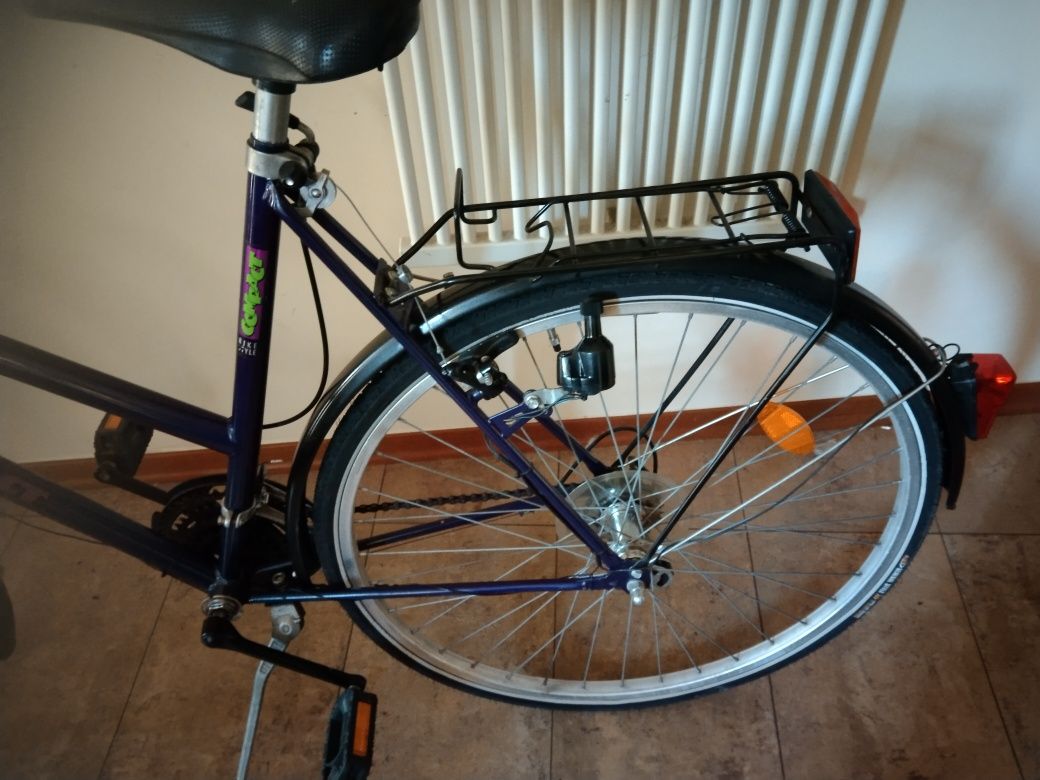 Rower damski miejski COMPACT koła 28 cala