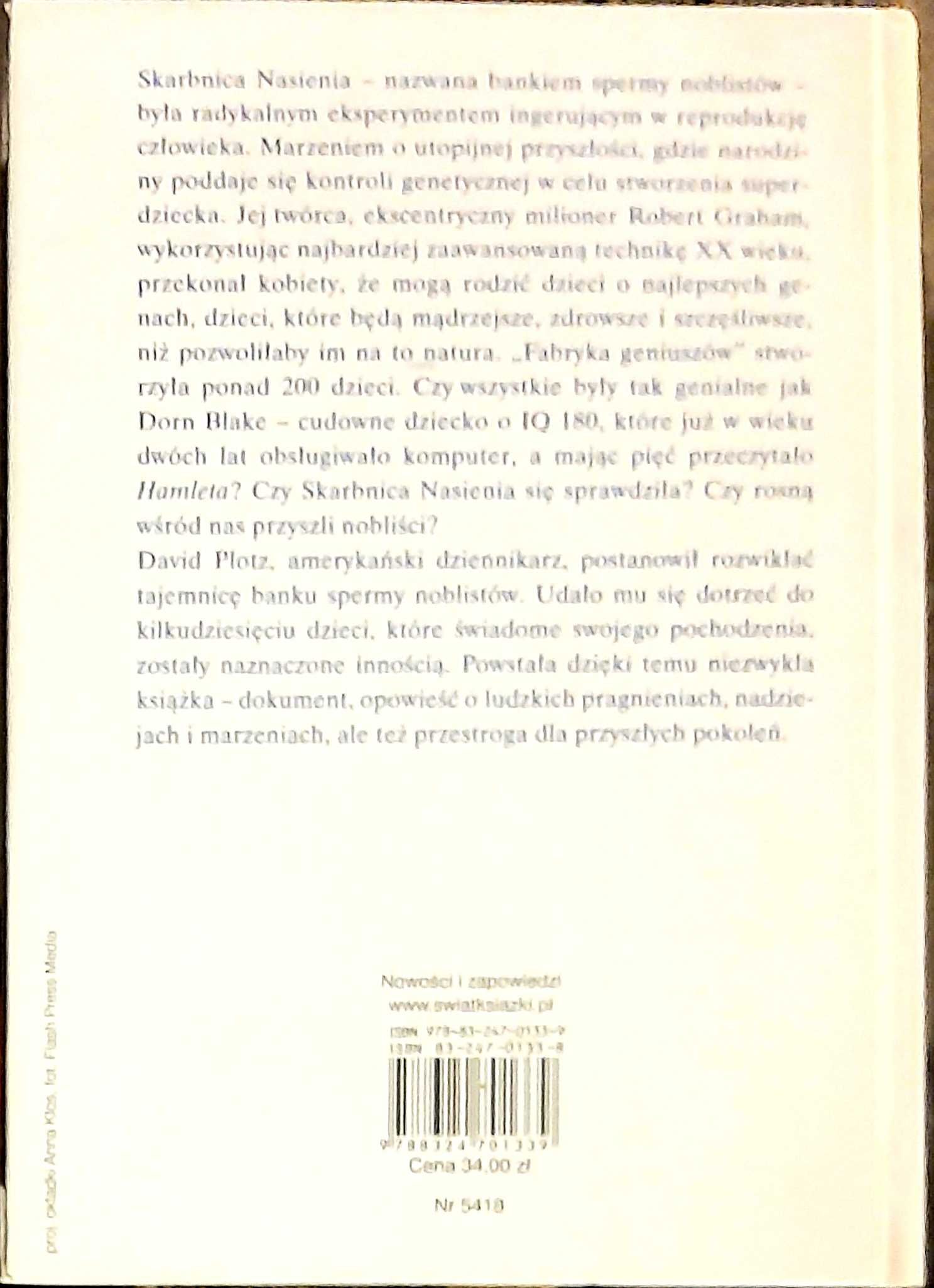 David Plotz, Fabryka geniuszy