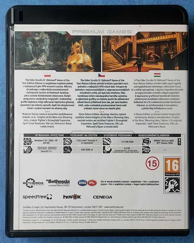 The Elder Scrolls IV - Oblivion - GOTY Deluxe - PL - Premium Games