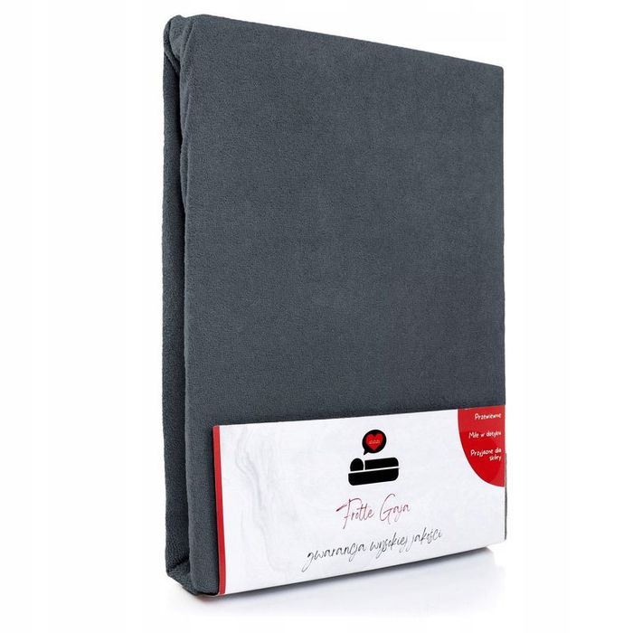 Prześcieradło 200x220 Jednolite Bawełna Frotte z Gumką Gaja 40