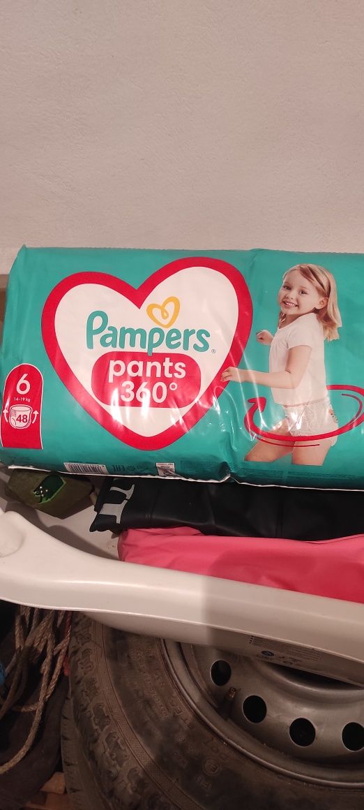 Pieluchy Pampers pants 360 rozmiar 6 i 7