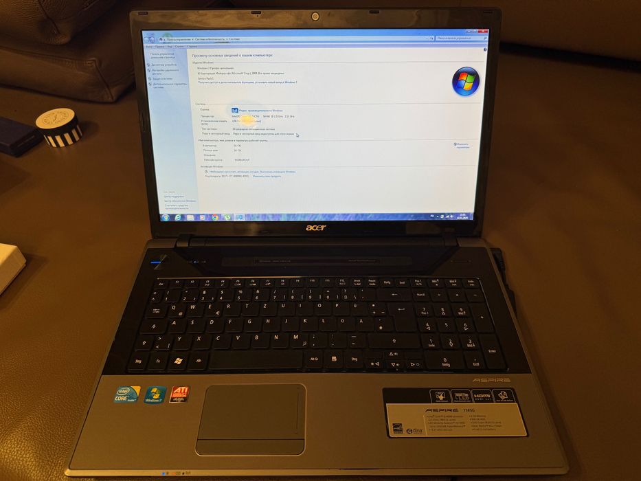 ноутбук Acer Aspire 7745G 17 дюймів