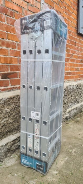 Драбина алюмінієва трансформер 4*4 4,7м MAX 150kg