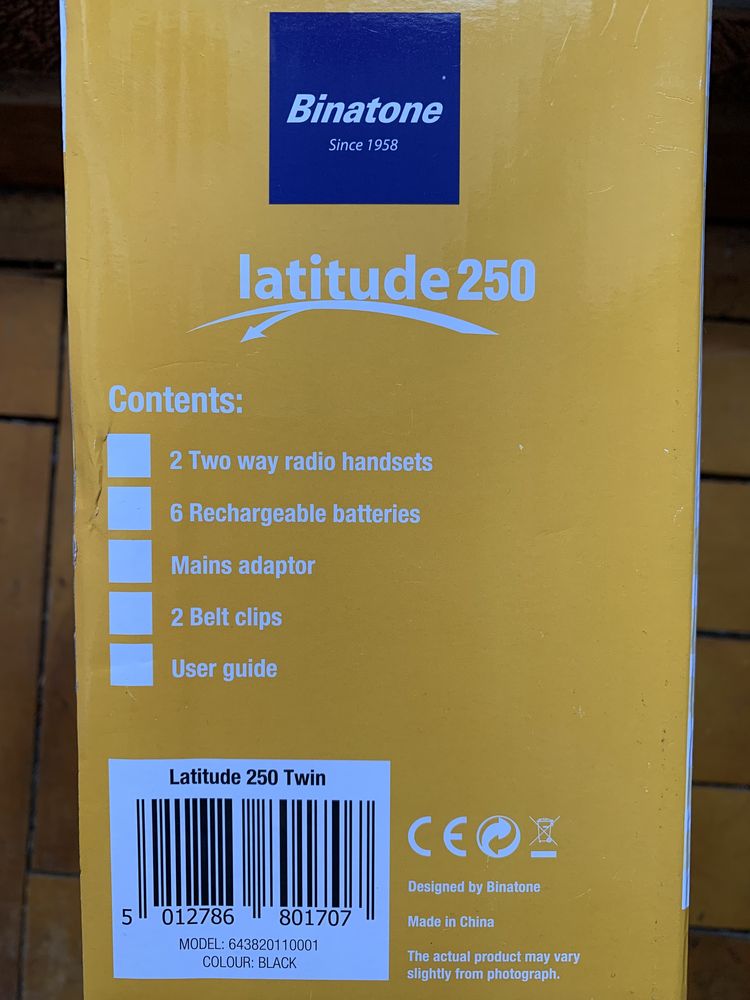 Рации Binatone Latitude 250